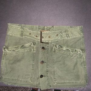 Free People army skirt
